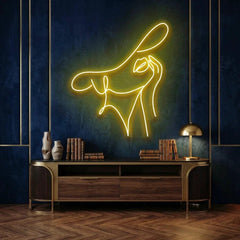 Elegant Lady Led Neon Sign Light