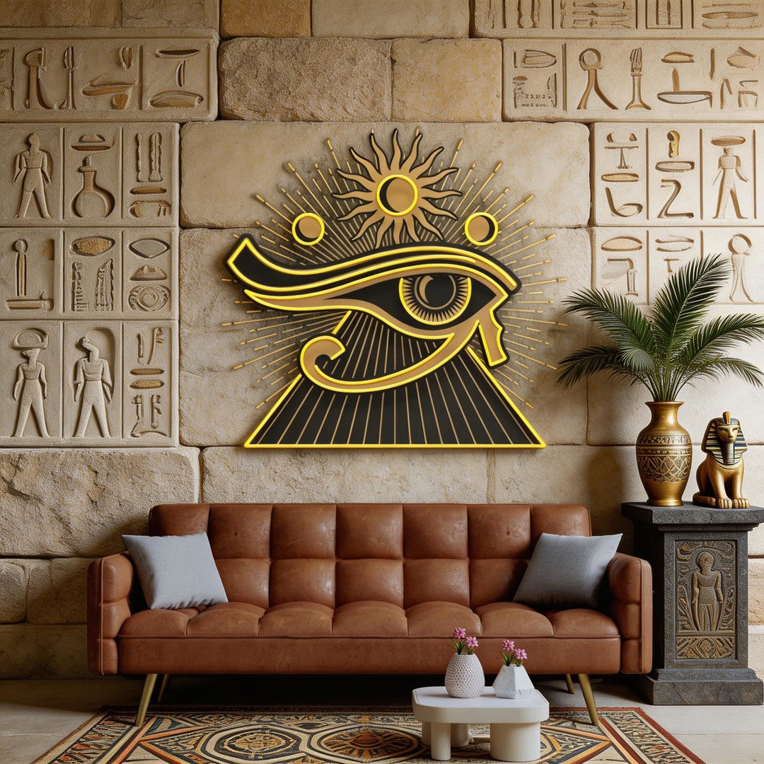Eye of Ra Led Neon Acrylic Artwork