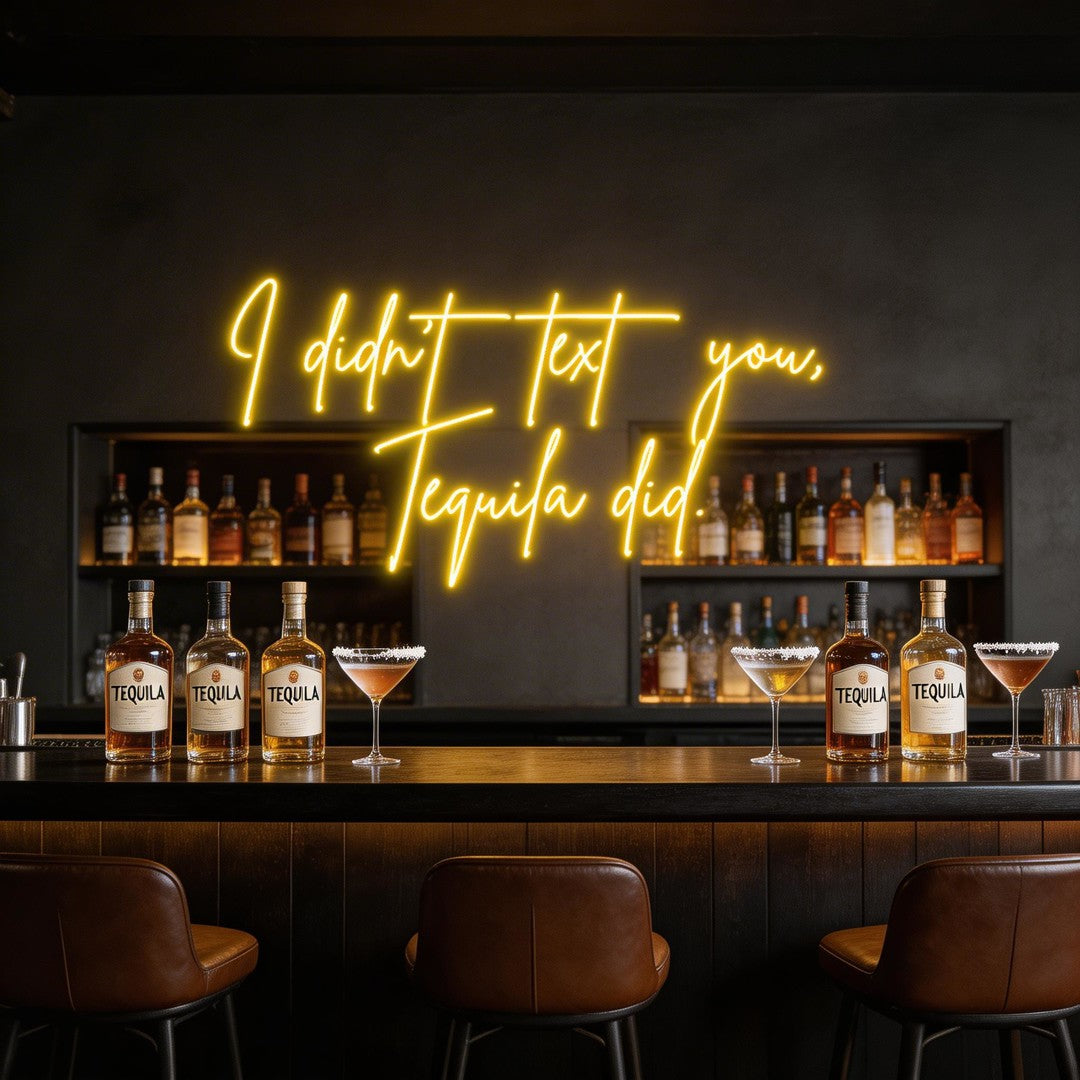 Custom Neon: I didn't text...