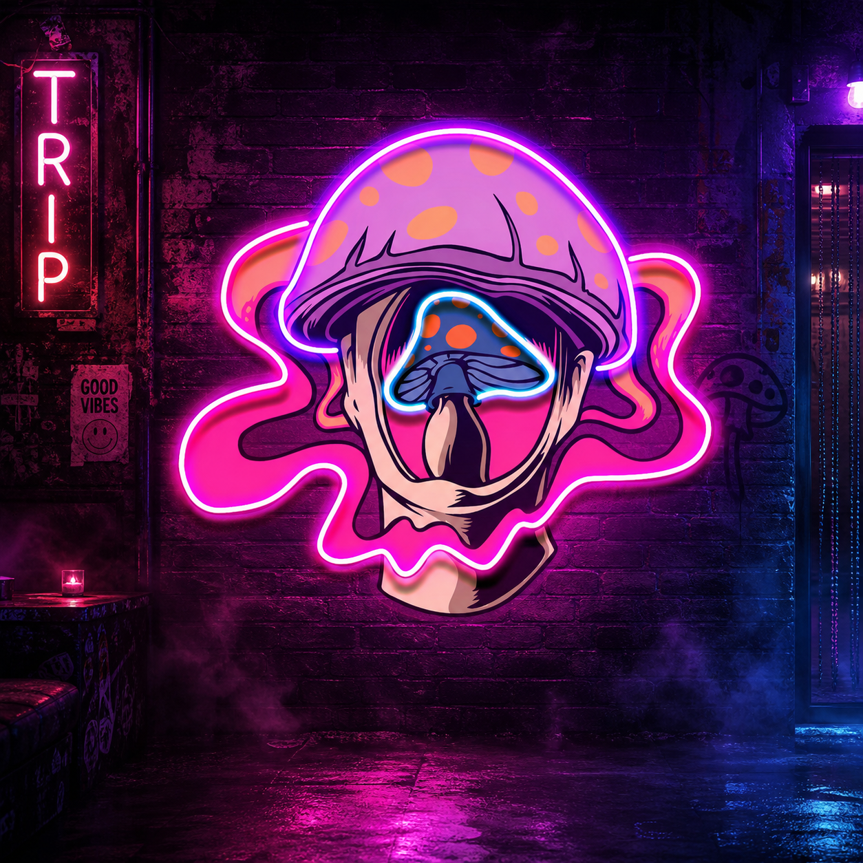 Fantasy Mushroom LED Neon Sign Light Pop Art