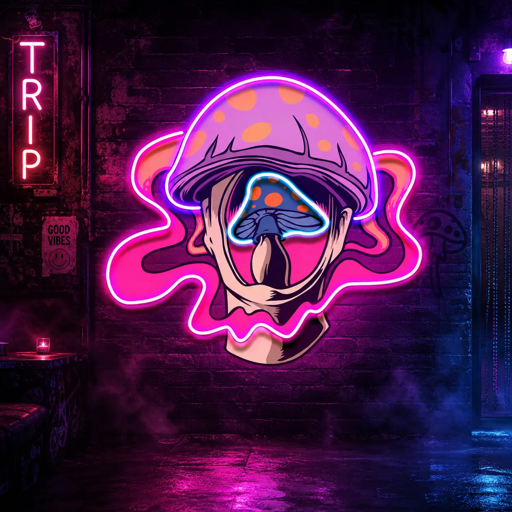 Fantasy Mushroom LED Neon Sign Light Pop Art