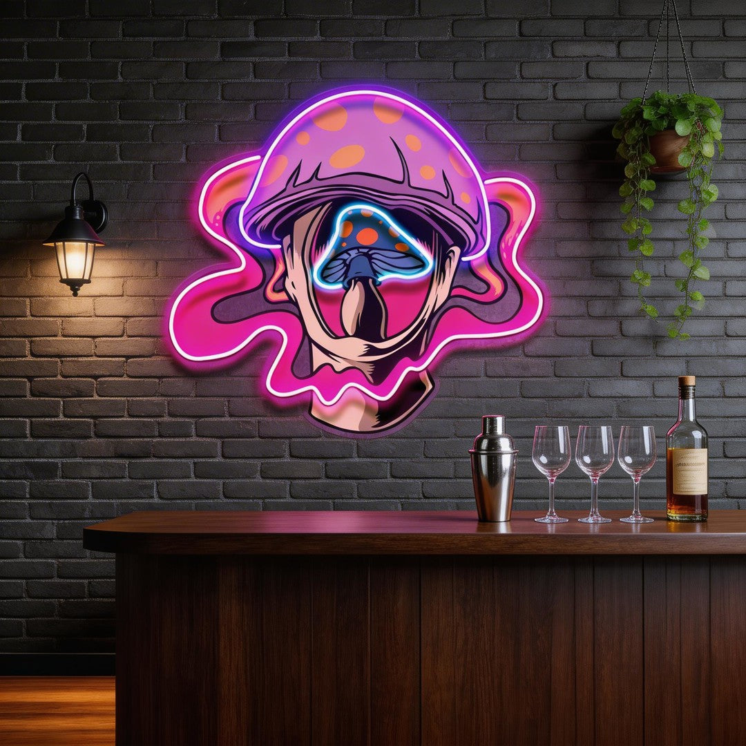 Fantasy Mushroom LED Neon Sign Light Pop Art