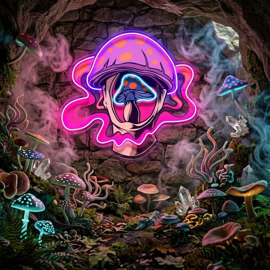 Fantasy Mushroom LED Neon Sign Light Pop Art