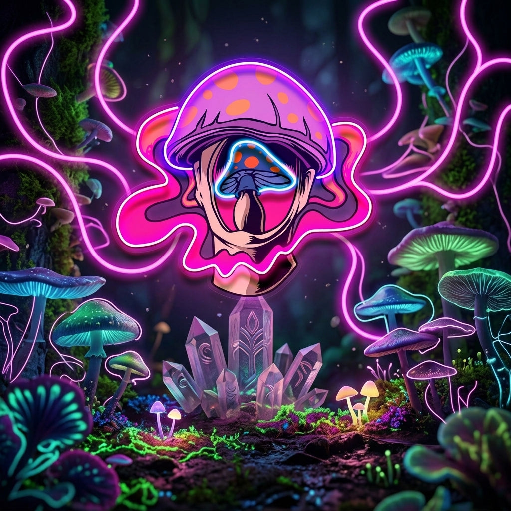 Fantasy Mushroom LED Neon Sign Light Pop Art