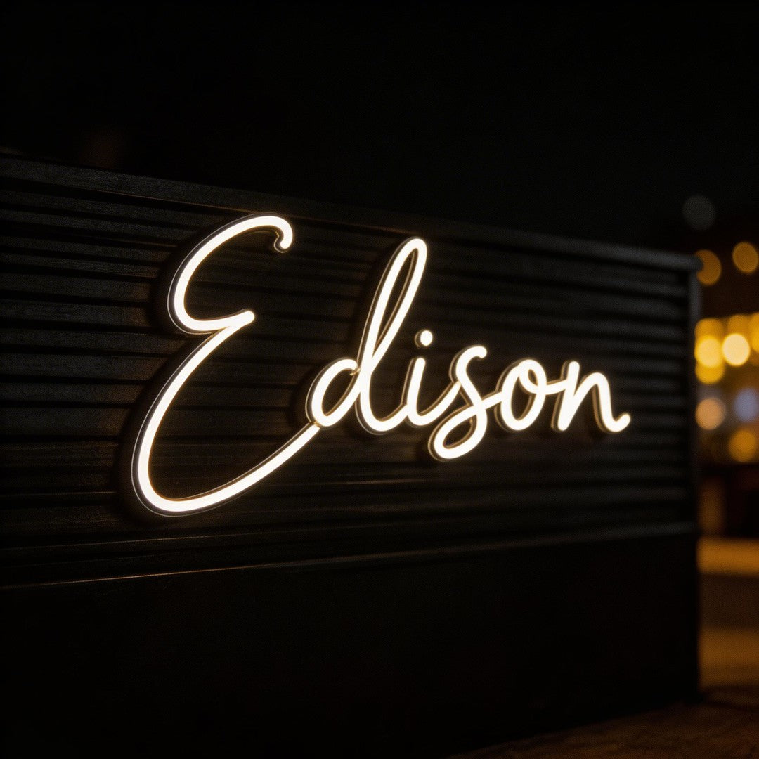 Custom Neon: Edison