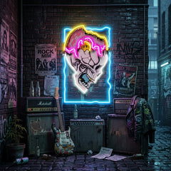 Feeling Skull LED Neon Sign Light Pop Art