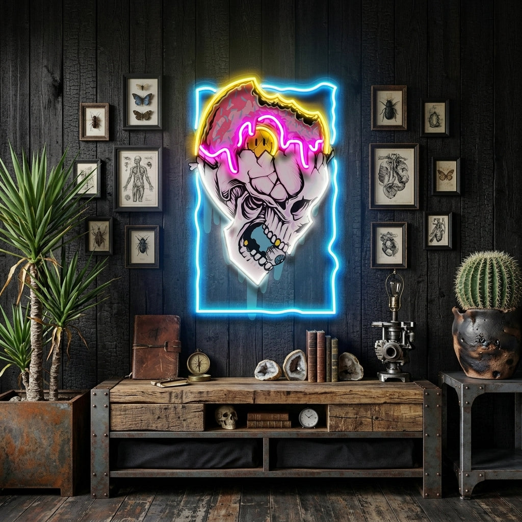 Feeling Skull LED Neon Sign Light Pop Art