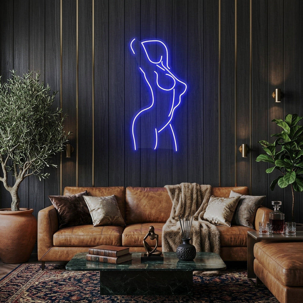 Female Pose Led Neon Sign Light