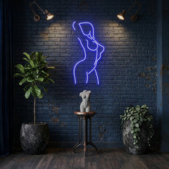 Female Pose Led Neon Sign Light