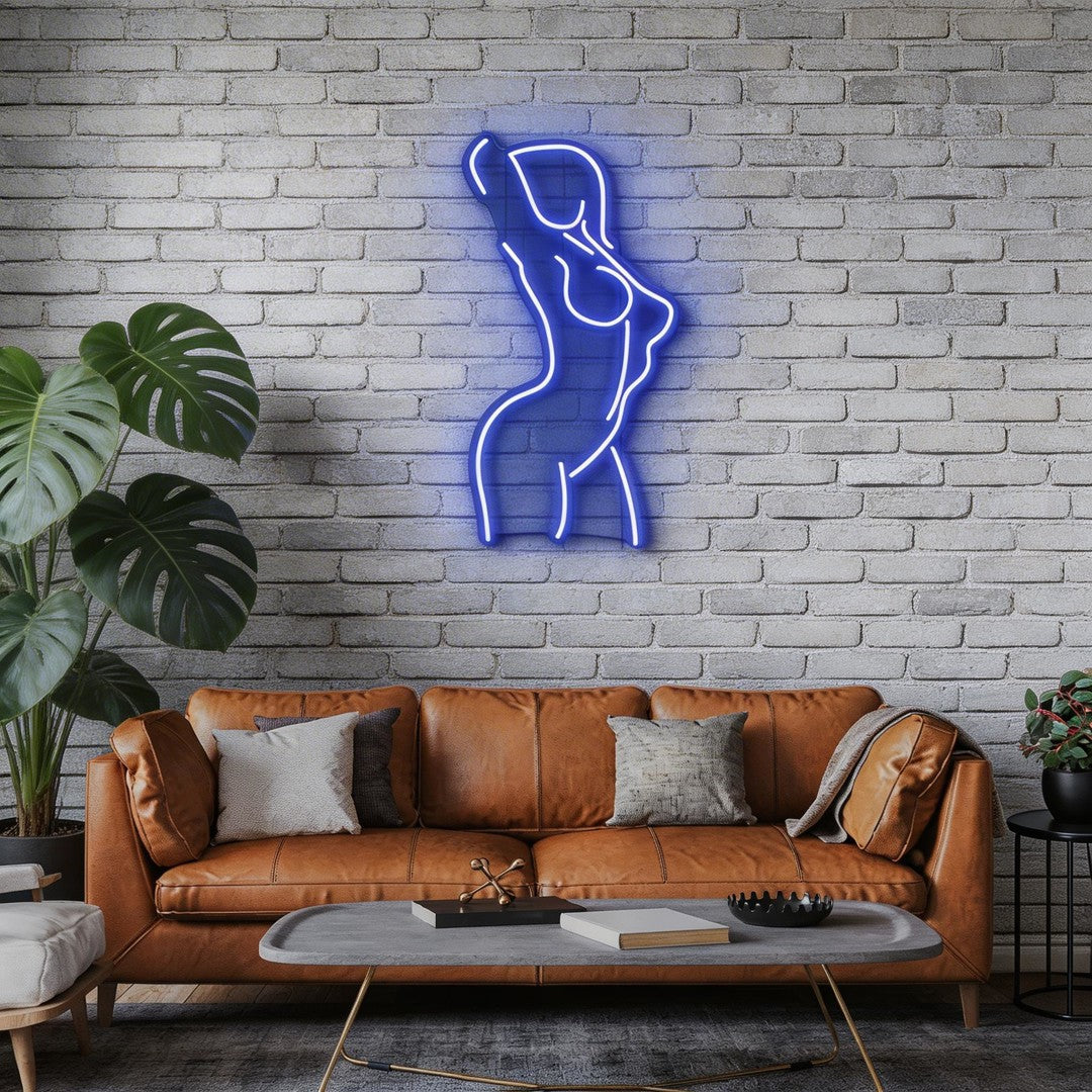 Female Pose Led Neon Sign Light