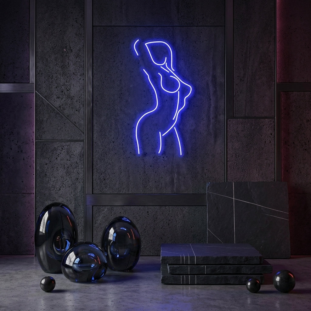 Female Pose Led Neon Sign Light