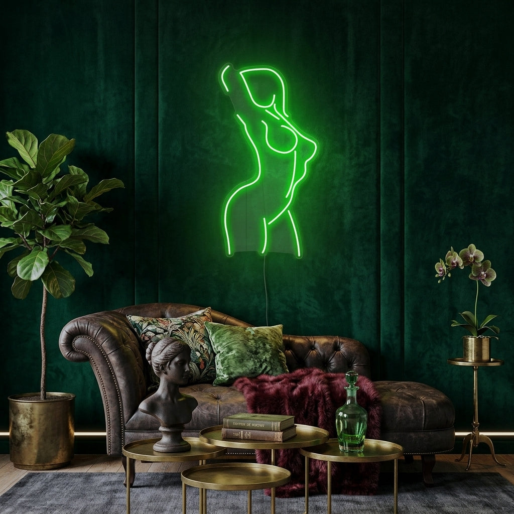 Female Pose Led Neon Sign Light