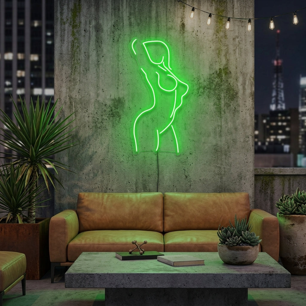Female Pose Led Neon Sign Light