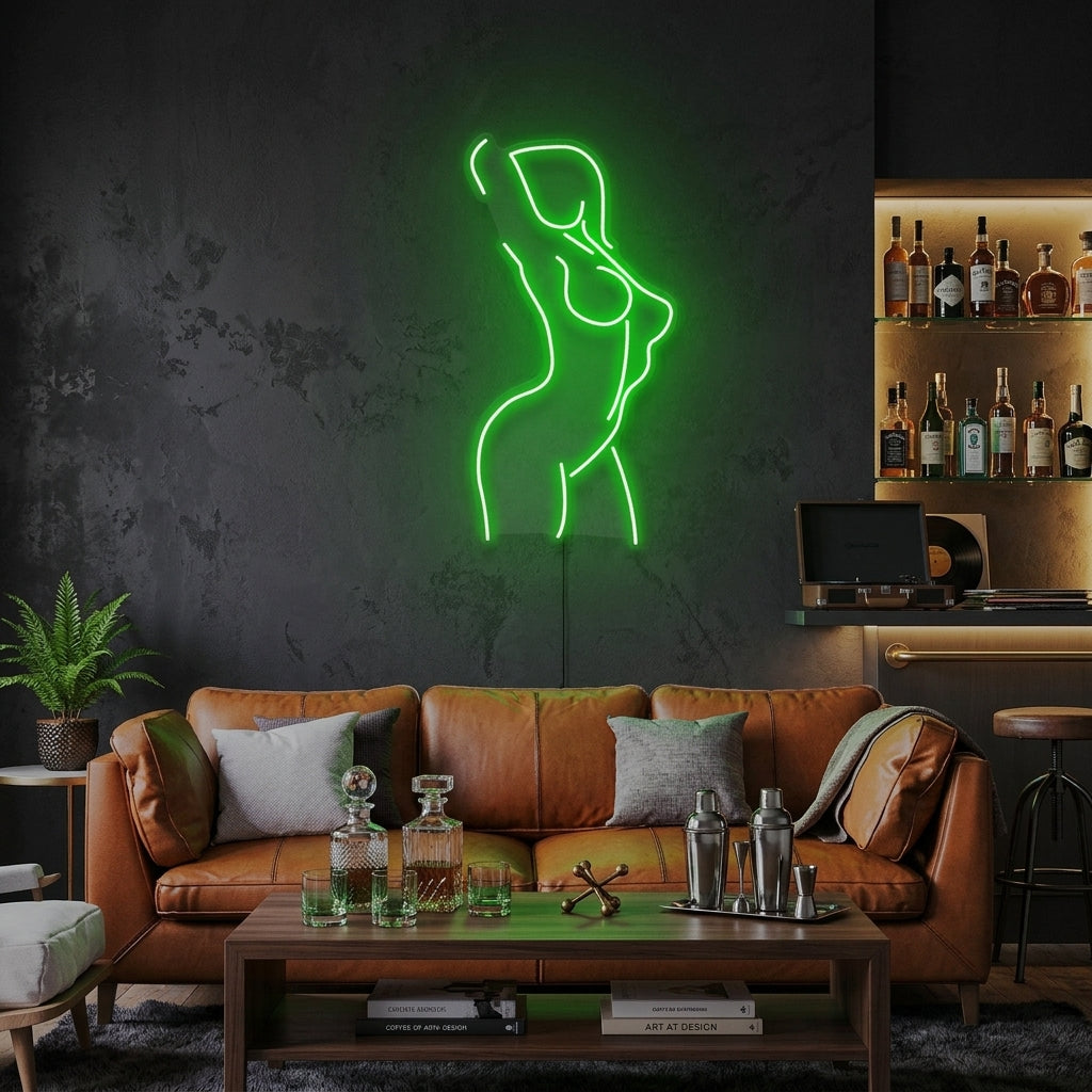 Female Pose Led Neon Sign Light