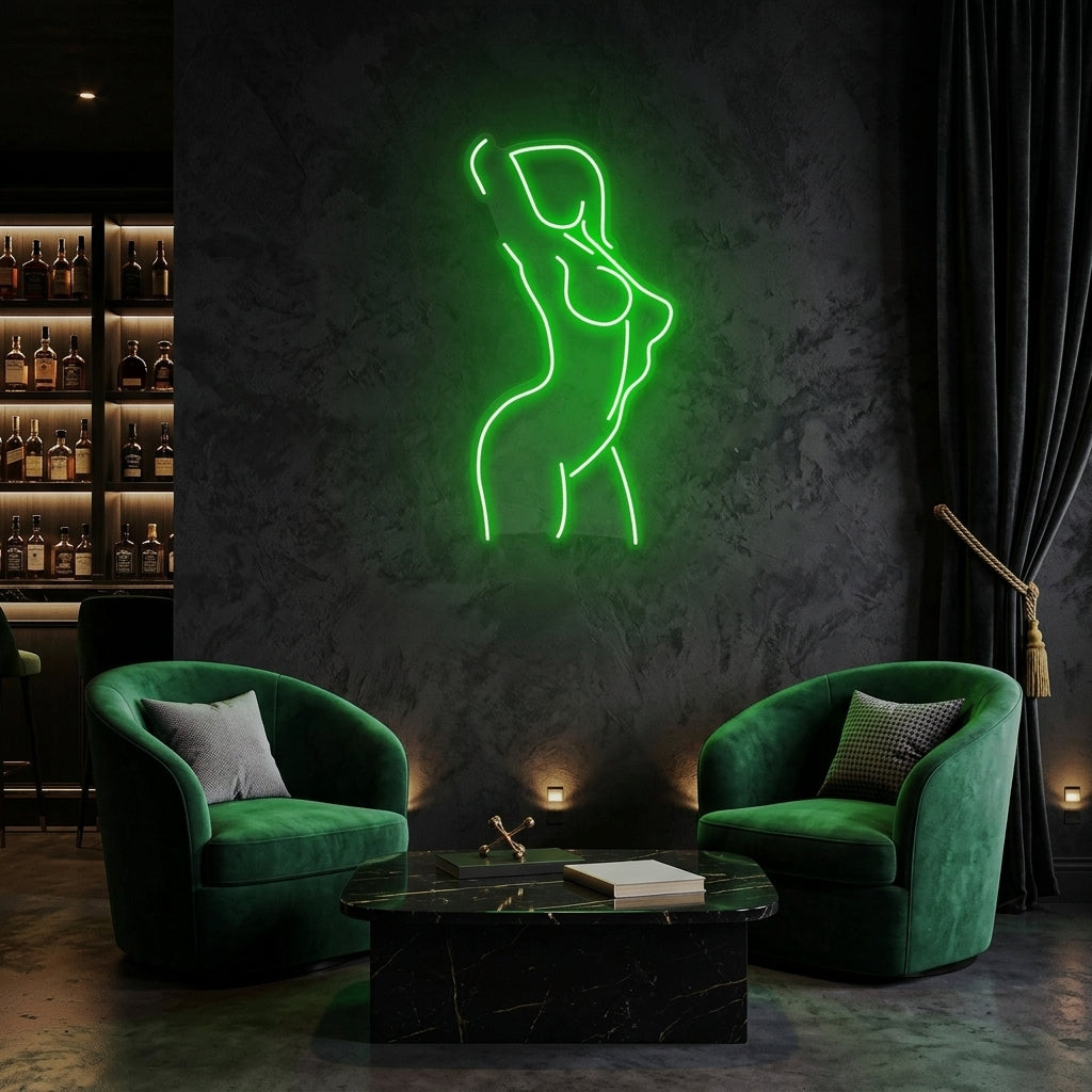 Female Pose Led Neon Sign Light