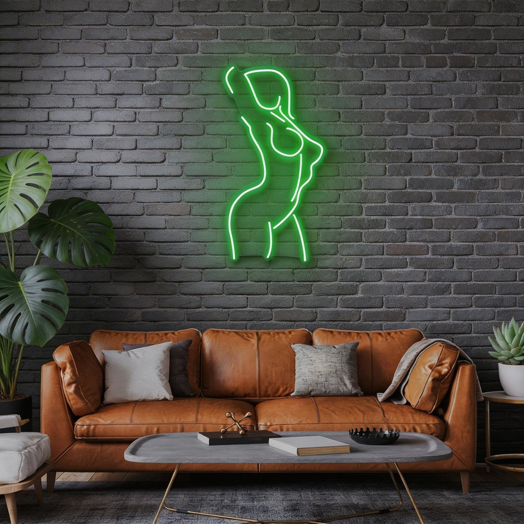 Female Pose Led Neon Sign Light