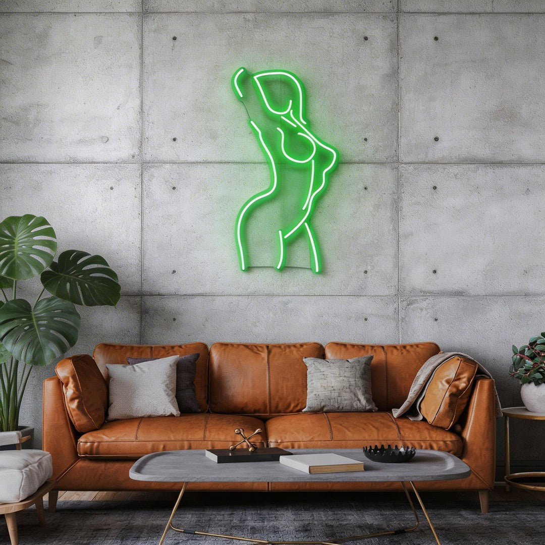 Female Pose Led Neon Sign Light
