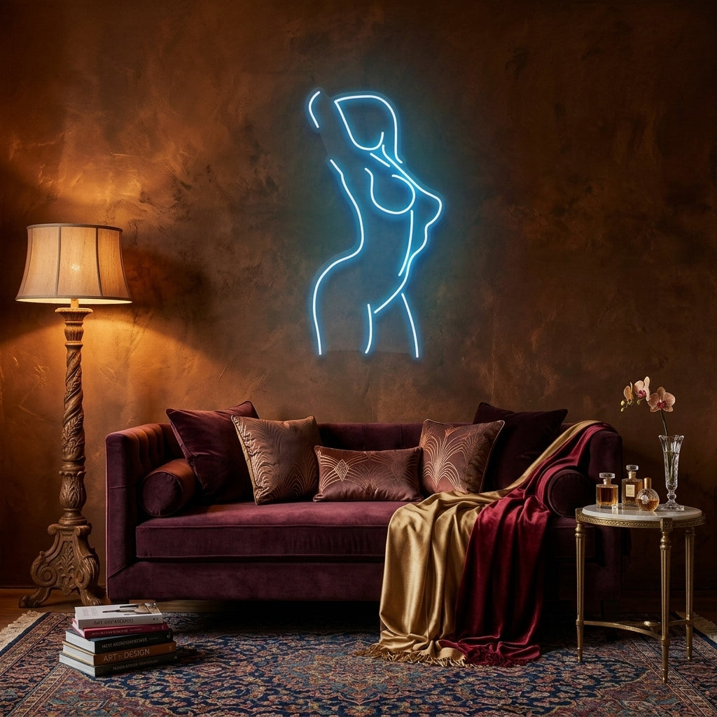 Female Pose Led Neon Sign Light