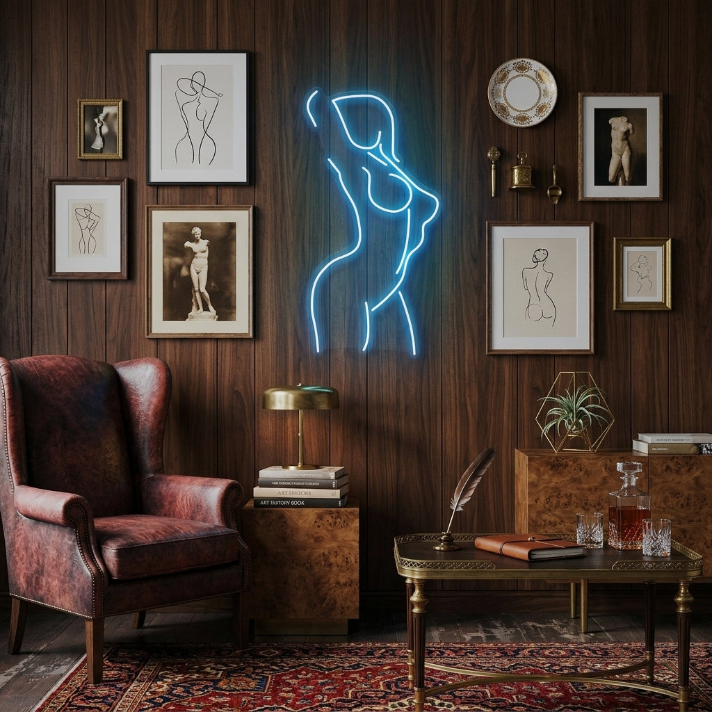 Female Pose Led Neon Sign Light