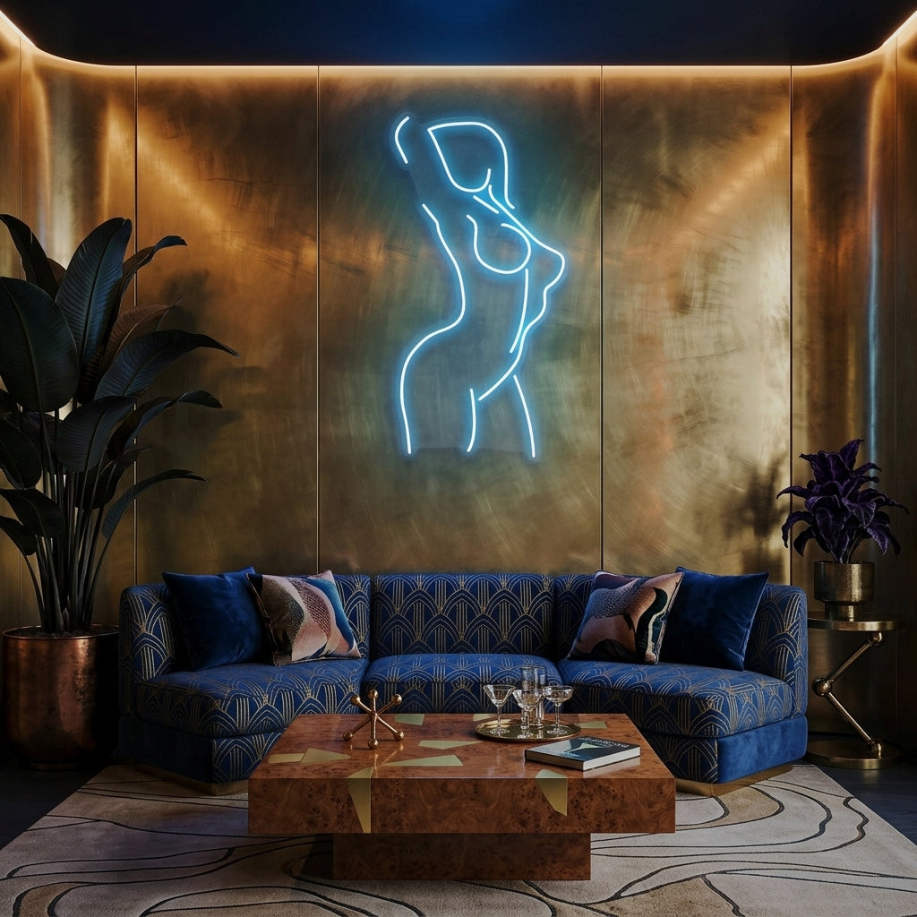 Female Pose Led Neon Sign Light