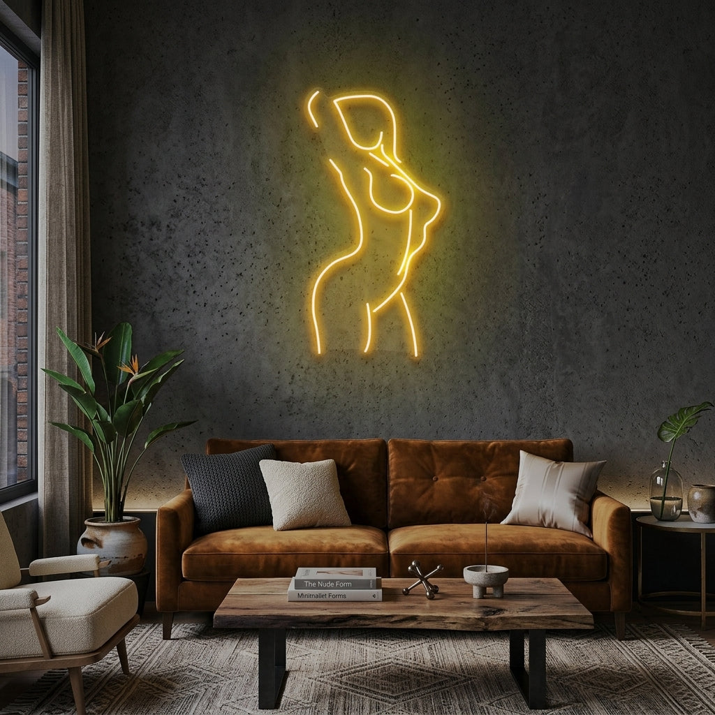 Female Pose Led Neon Sign Light