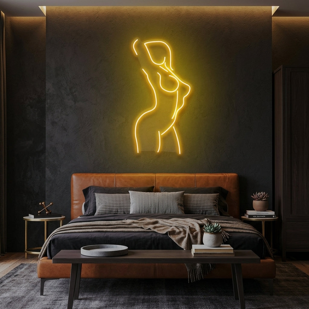 Female Pose Led Neon Sign Light