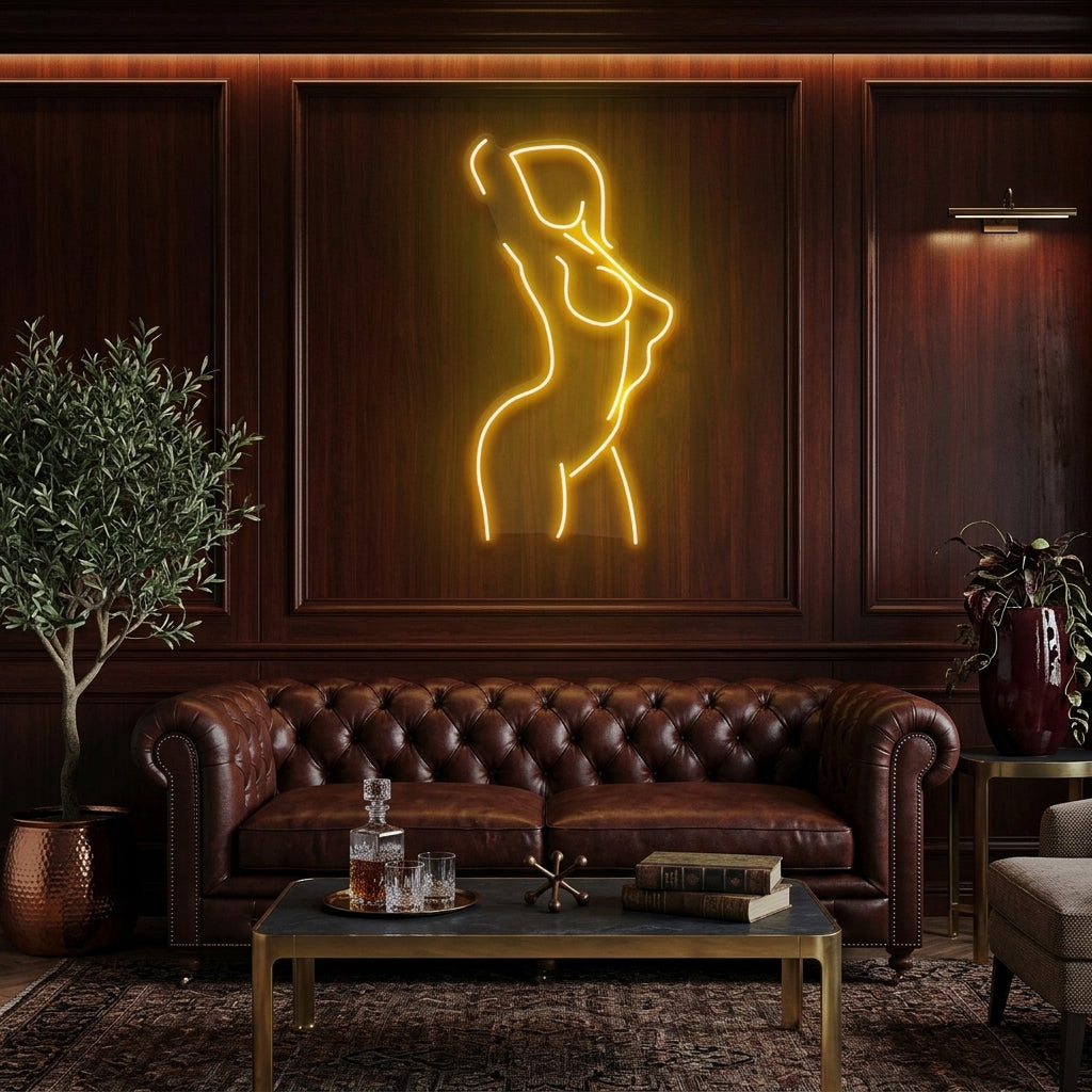 Female Pose Led Neon Sign Light