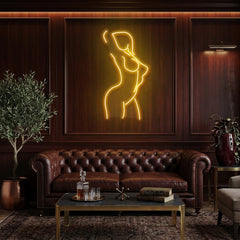 Female Pose Led Neon Sign Light