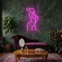 Female Pose Led Neon Sign Light