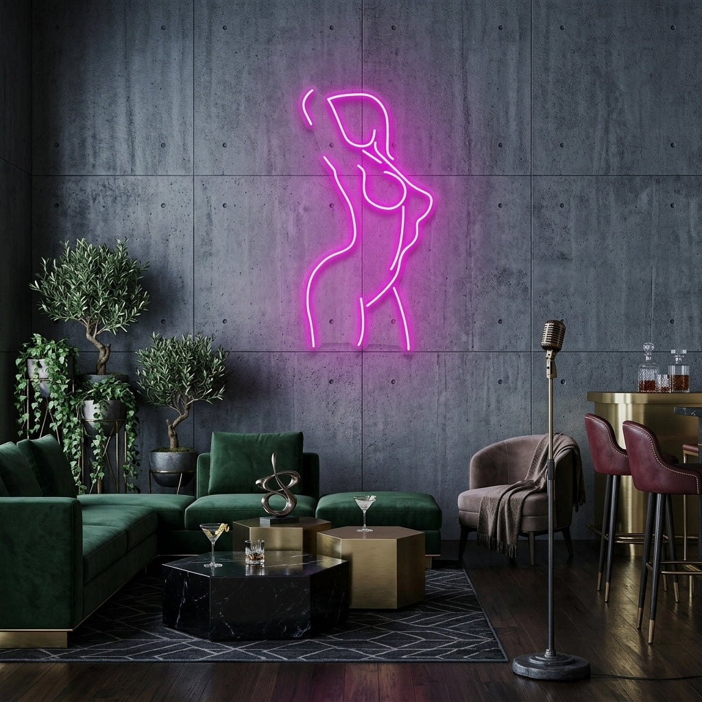Female Pose Led Neon Sign Light