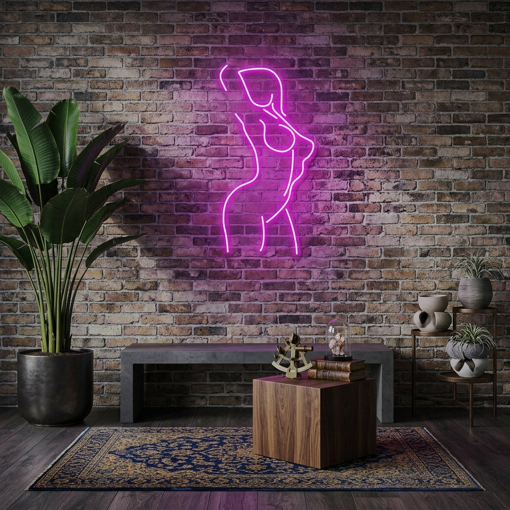 Female Pose Led Neon Sign Light