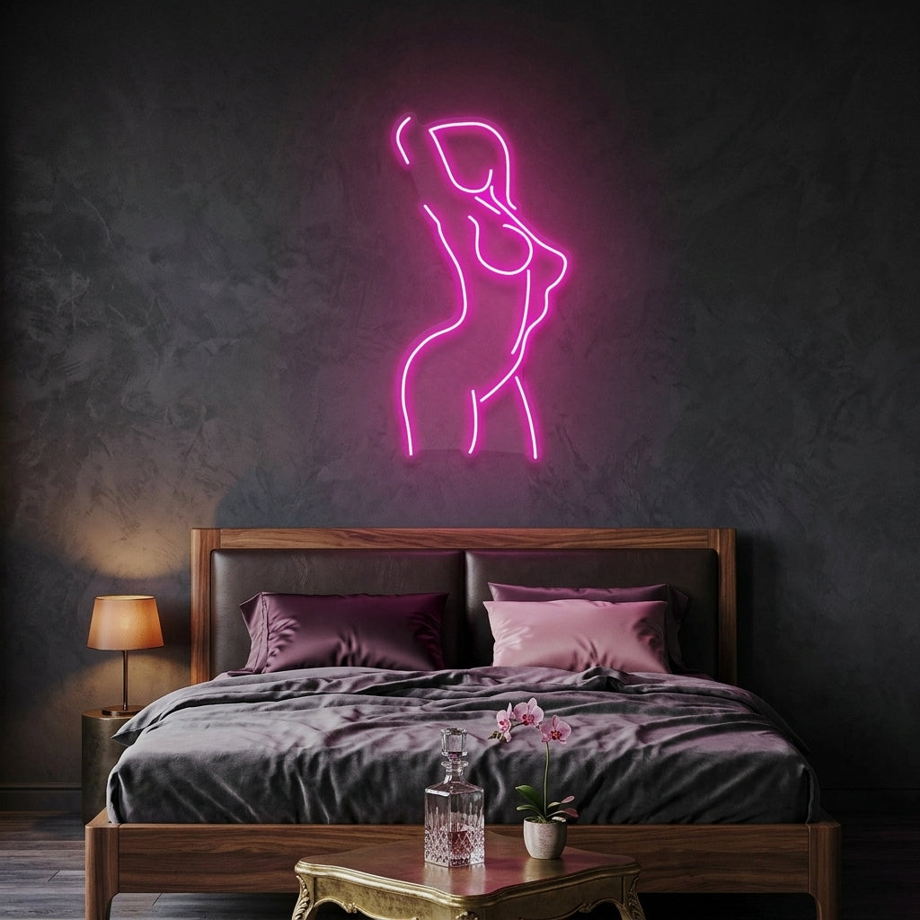 Female Pose Led Neon Sign Light