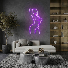 Female Pose Led Neon Sign Light