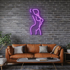 Female Pose Led Neon Sign Light