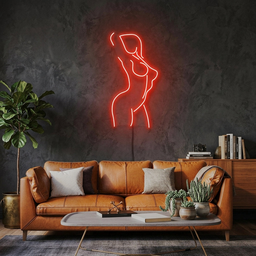 Female Pose Led Neon Sign Light