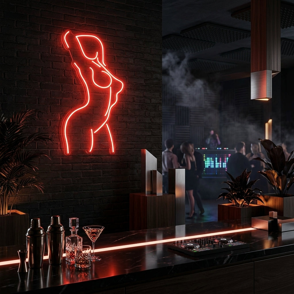 Female Pose Led Neon Sign Light
