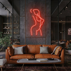 Female Pose Led Neon Sign Light