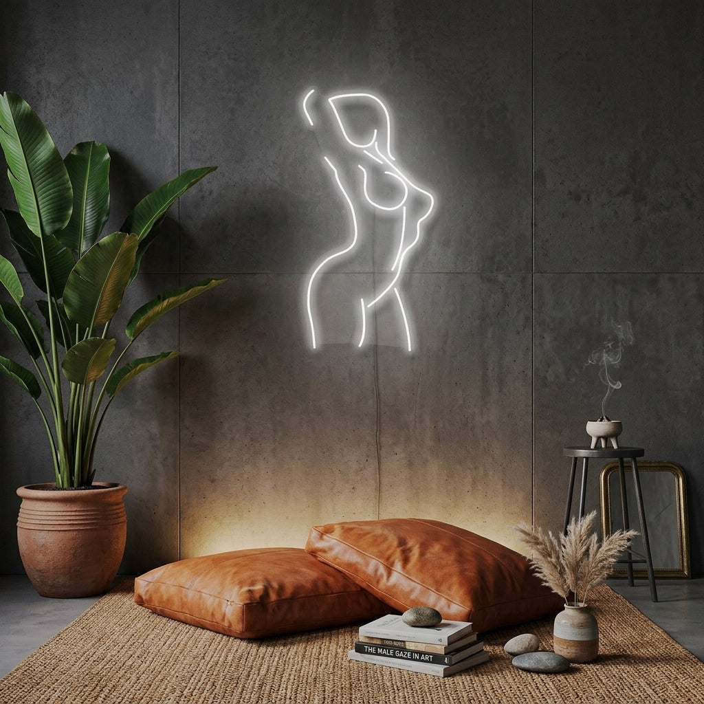 Female Pose Led Neon Sign Light