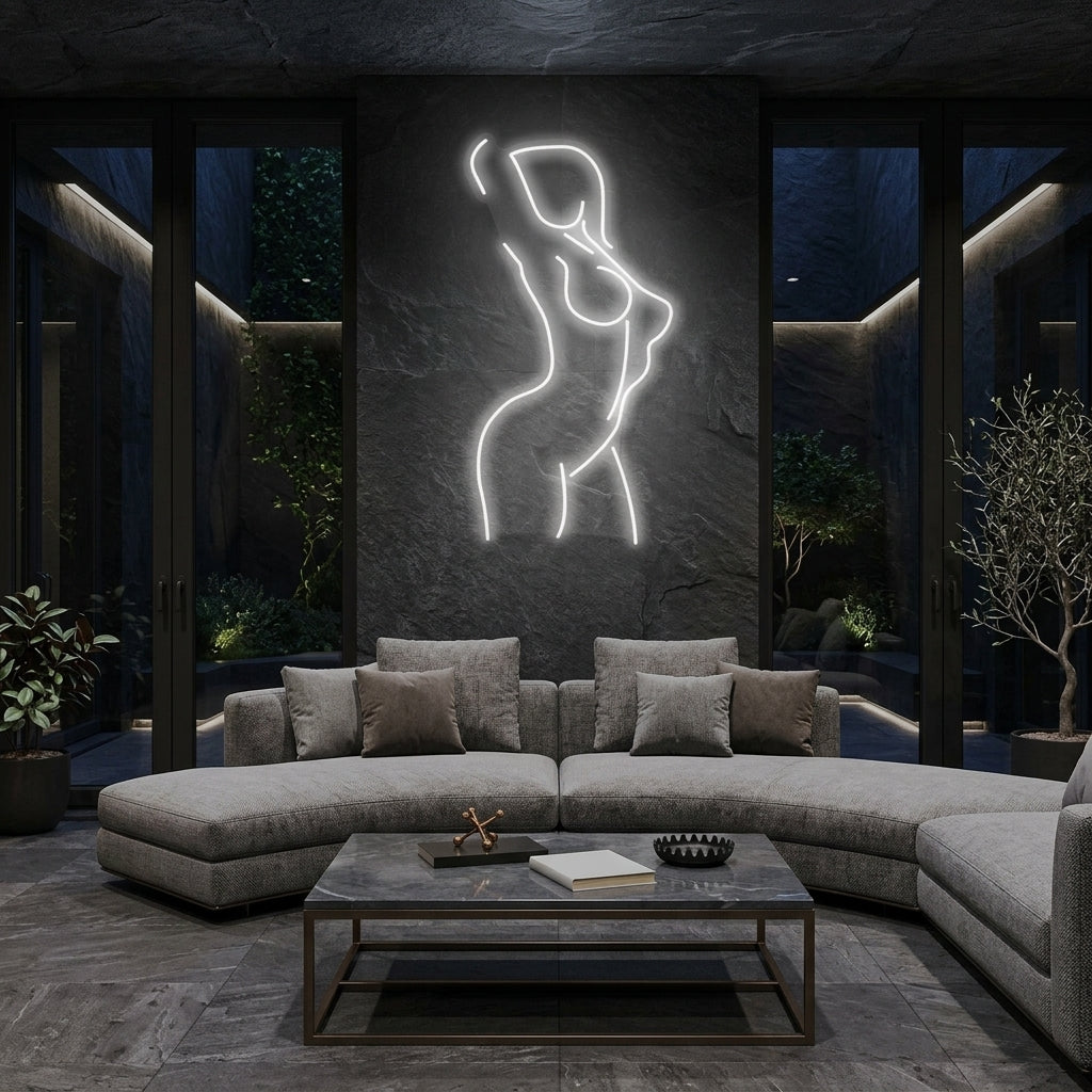 Female Pose Led Neon Sign Light