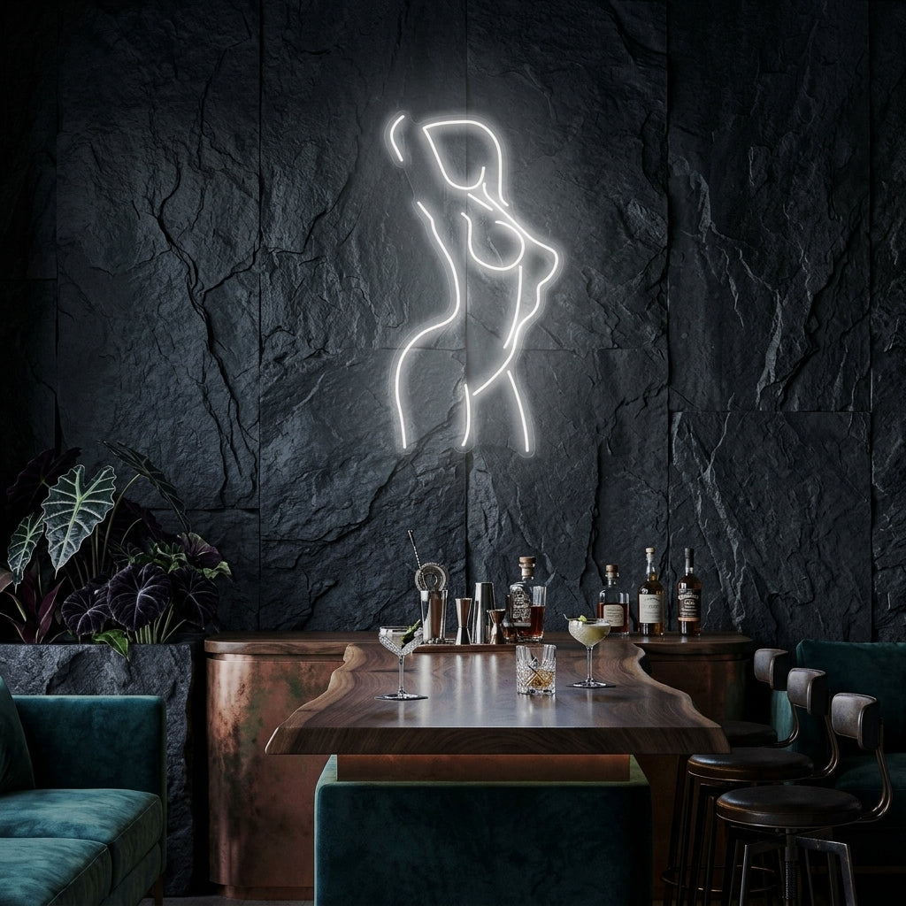 Female Pose Led Neon Sign Light