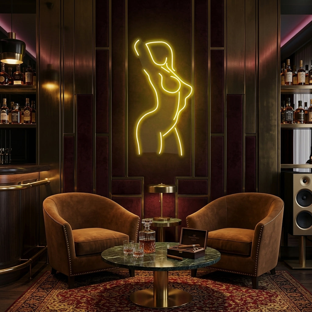 Female Pose Led Neon Sign Light