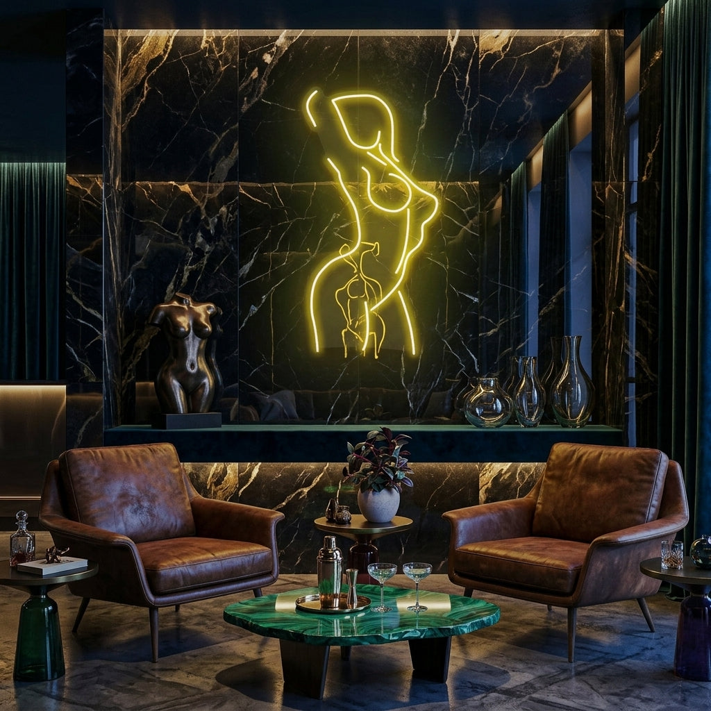 Female Pose Led Neon Sign Light