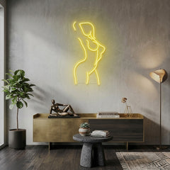 Female Pose Led Neon Sign Light