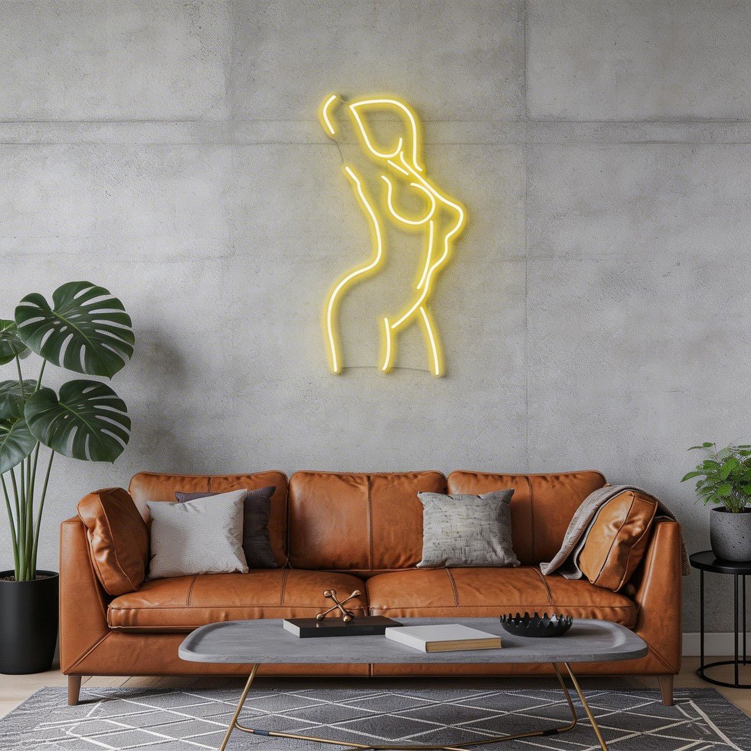 Female Pose Led Neon Sign Light