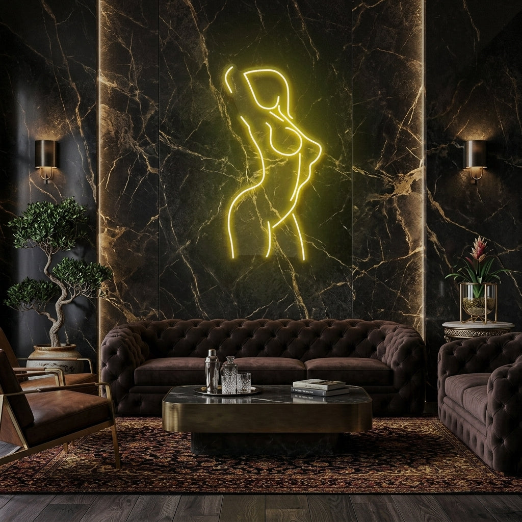 Female Pose Led Neon Sign Light