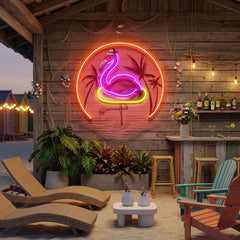Flaming Summer LED Neon Sign Light Pop Art