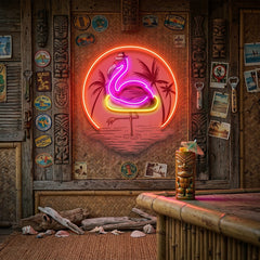 Flaming Summer LED Neon Sign Light Pop Art