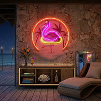 Flaming Summer LED Neon Sign Light Pop Art