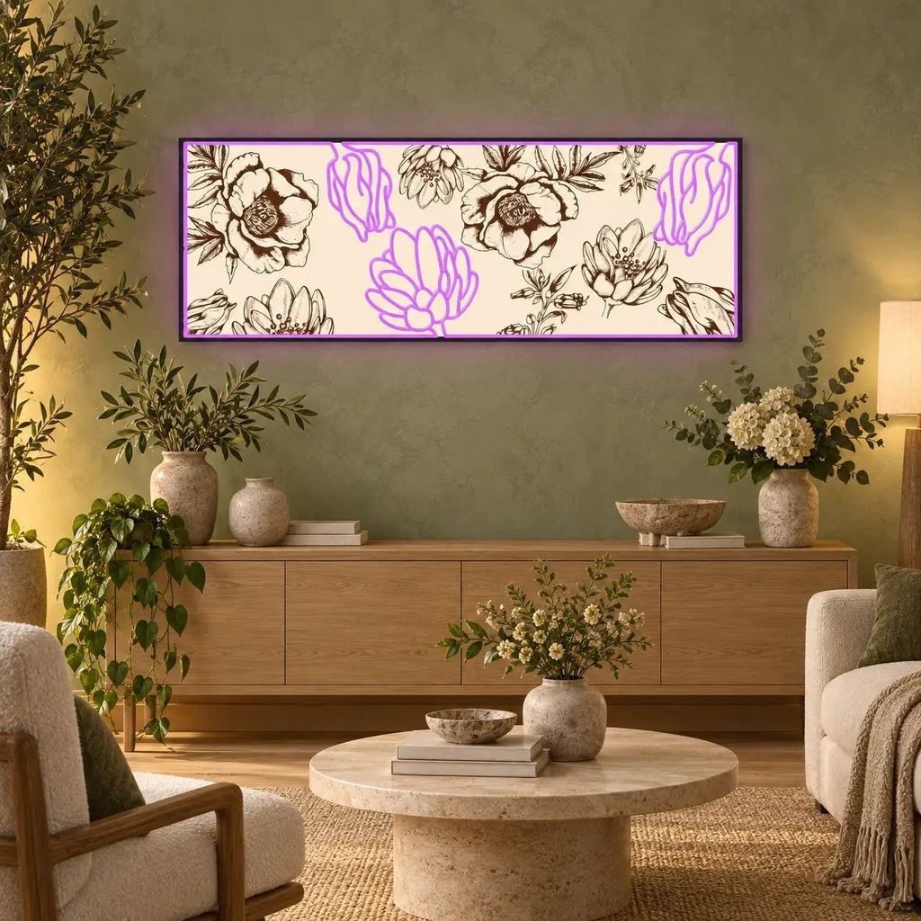 "Flower Wall V1" Neon x Acrylic Artwork