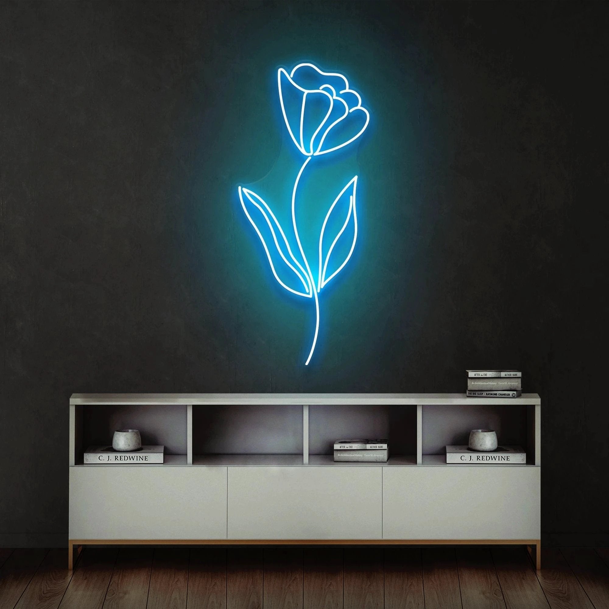 Flower line Led Neon Sign Light
